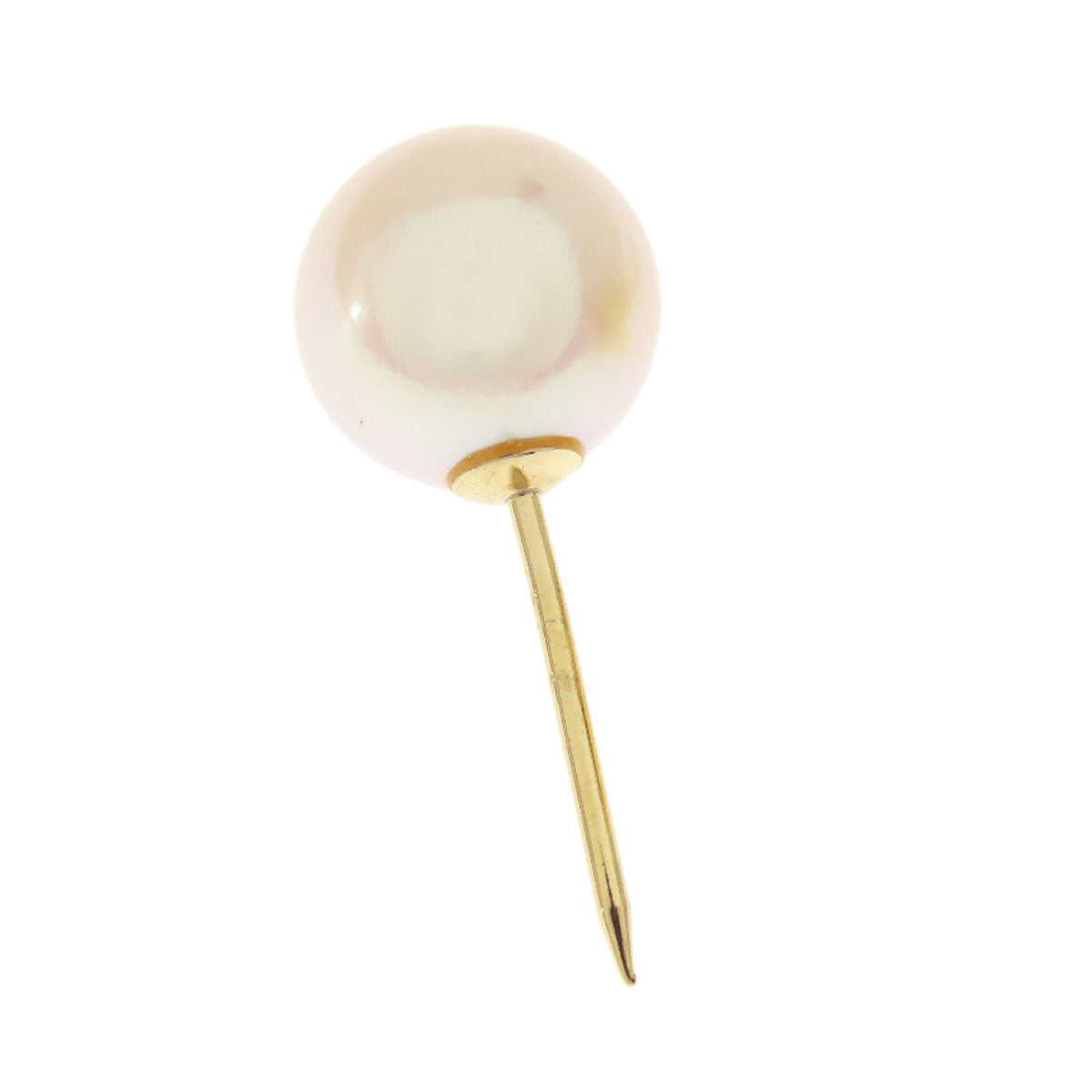 Akoya pearl Pearl Tie pin PL 18K 4.2g　mens