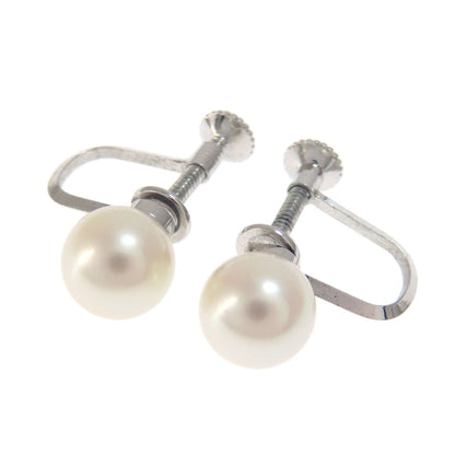 Pearl Pearl Earring PL  2.4g　Ladies