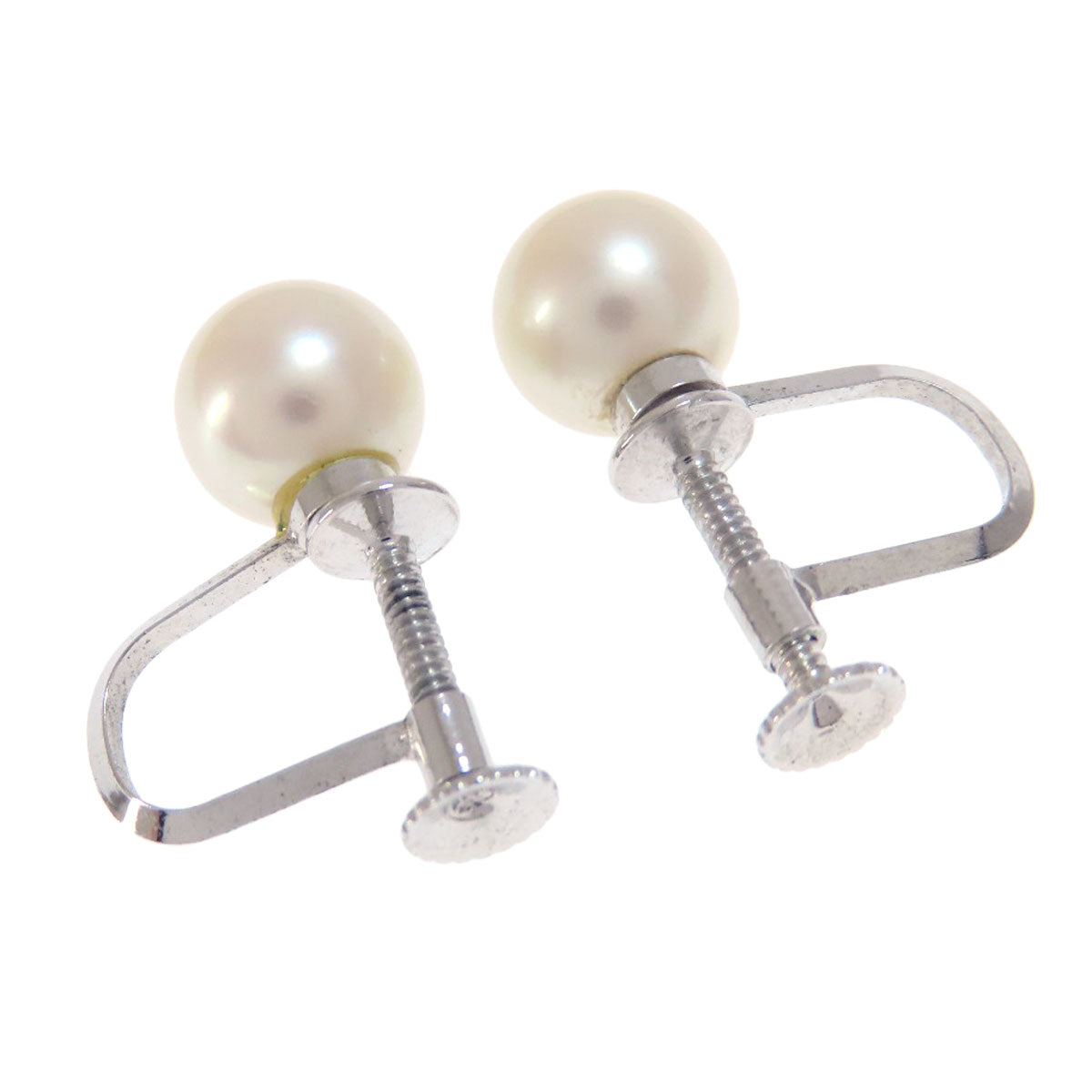 Pearl Pearl Earring PL  2.4g　Ladies