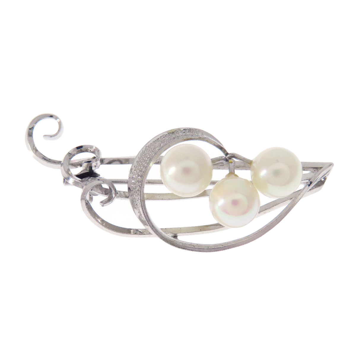 Akoya pearl Pearl Brooch PL SV 4.9g　Ladies