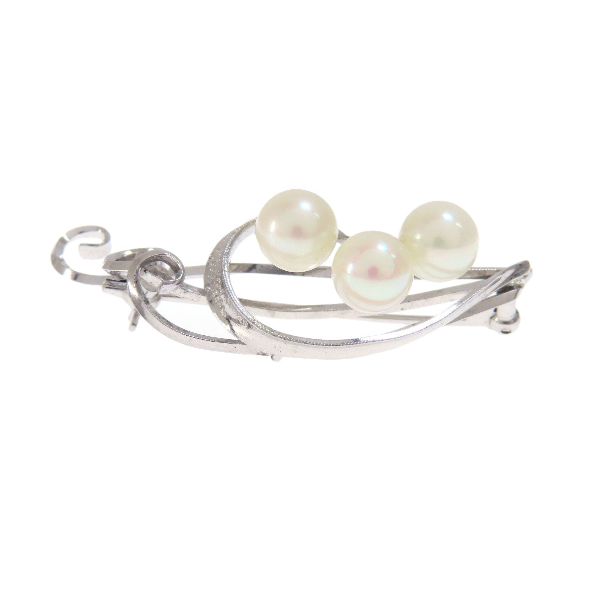 Akoya pearl Pearl Brooch PL SV 4.9g　Ladies