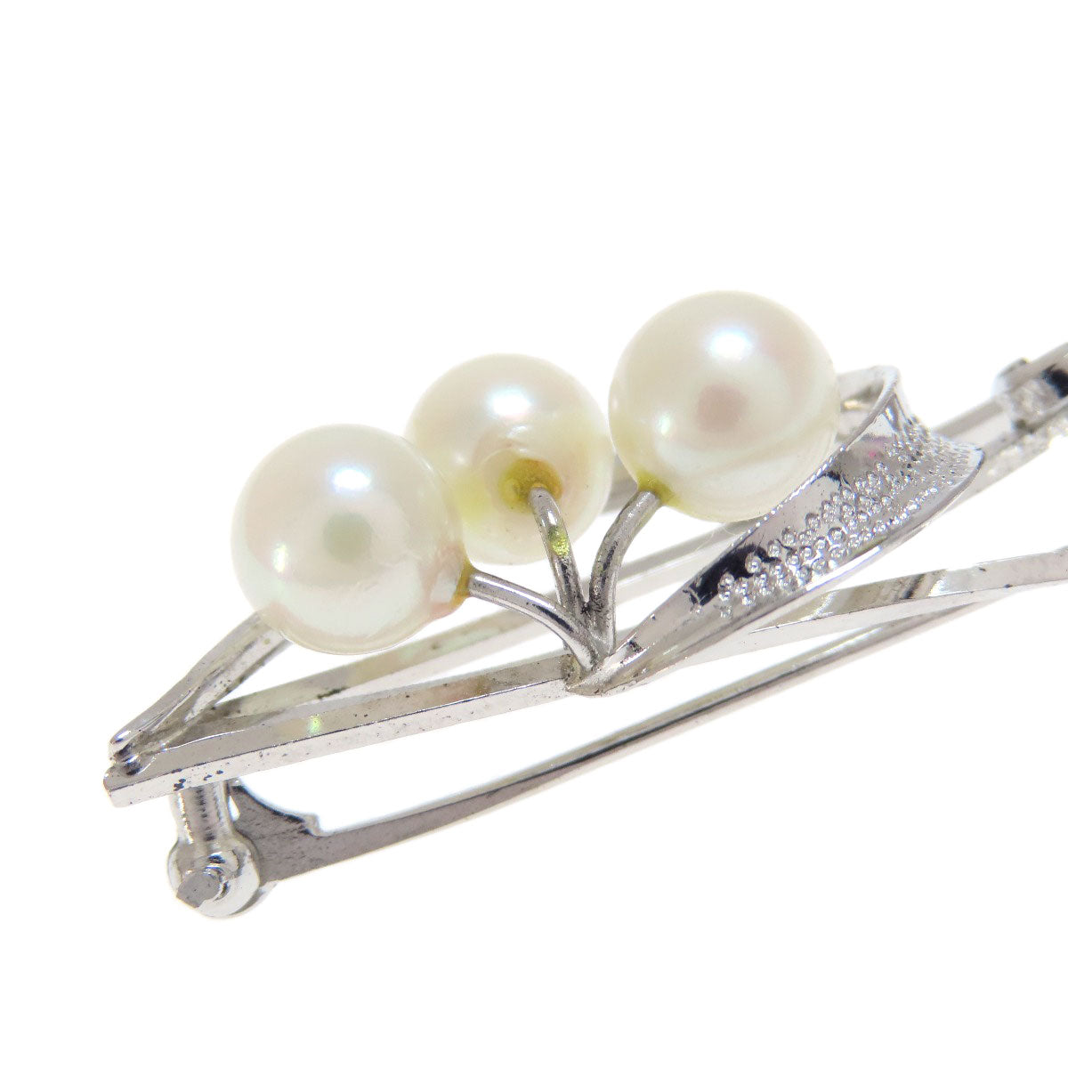 Akoya pearl Pearl Brooch PL SV 4.9g　Ladies