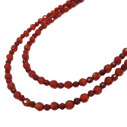 Double Agate Necklace Metal  31.5g　Ladies