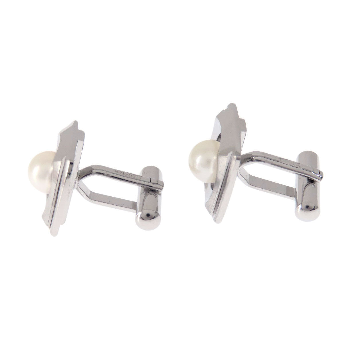 ライオンスター パール 真珠 カフス PL 10.7g メンズ 【中古】