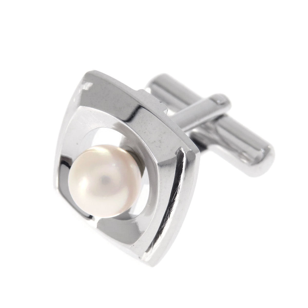 ライオンスター パール 真珠 カフス PL 10.7g メンズ 【中古】