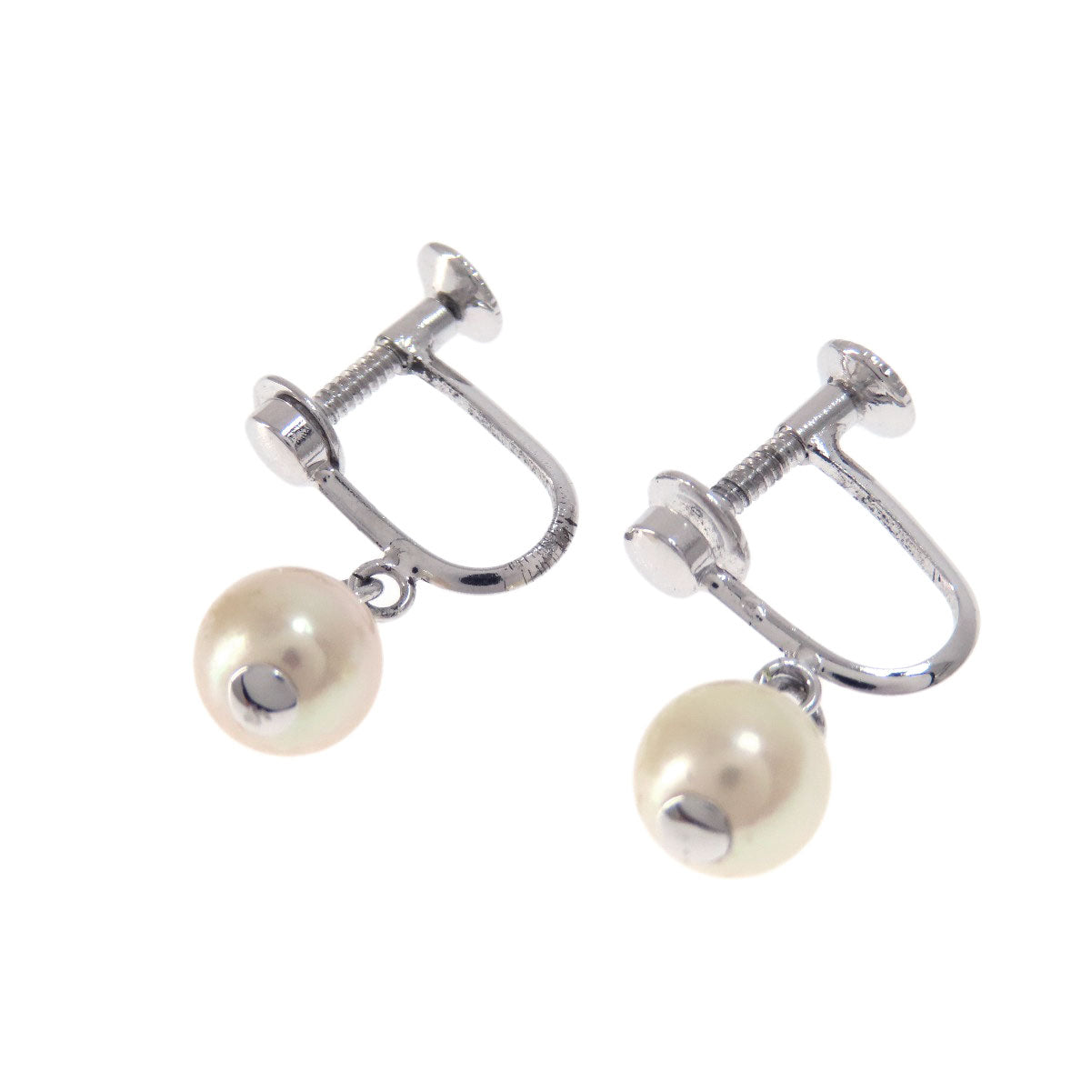 Pearl Pearl Earring PL SV 2.2g　Ladies