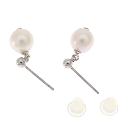 Akoya pearl Pearl earring Metal  1.5g　Ladies