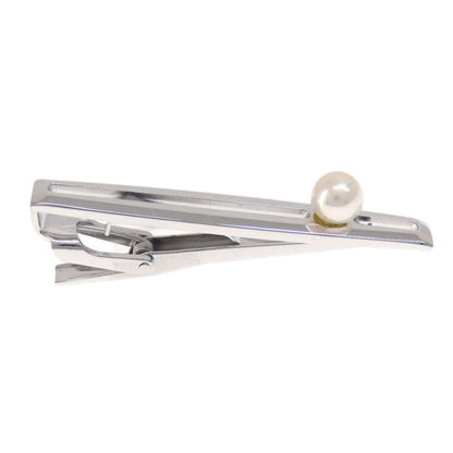 Akoya pearl Pearl Tie pin 2 piece set cuffs PL Metal 16.2g　mens