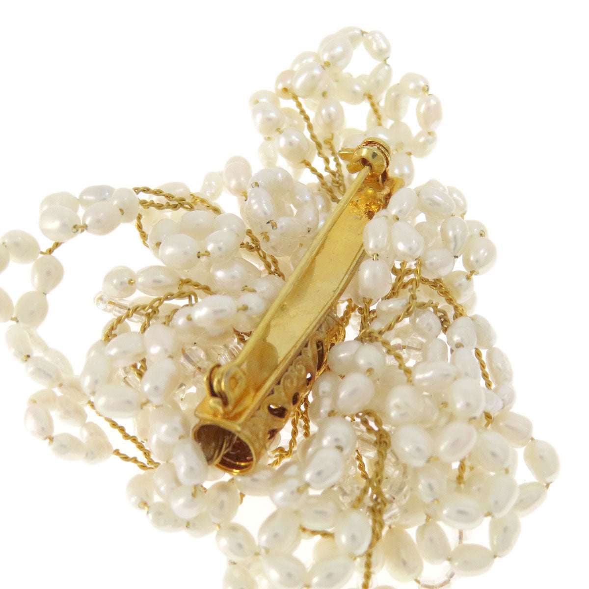 淡水パール　真珠 2点セット ブローチ PL/金属製 39.5g レディース 【中古】