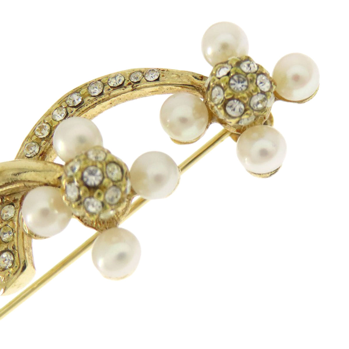 淡水パール　真珠 2点セット ブローチ PL/金属製 39.5g レディース 【中古】