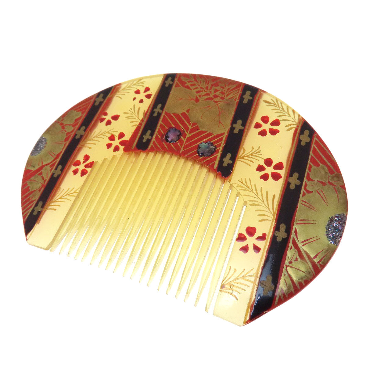 Comb Makie Japanese hairpin resin 19.7g　Ladies