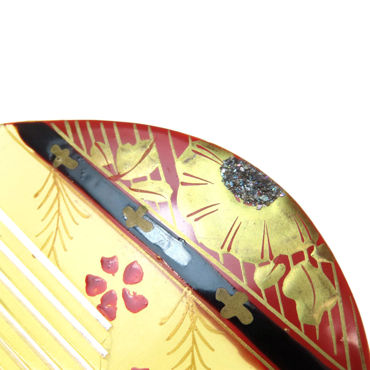 Comb Makie Japanese hairpin resin 19.7g　Ladies