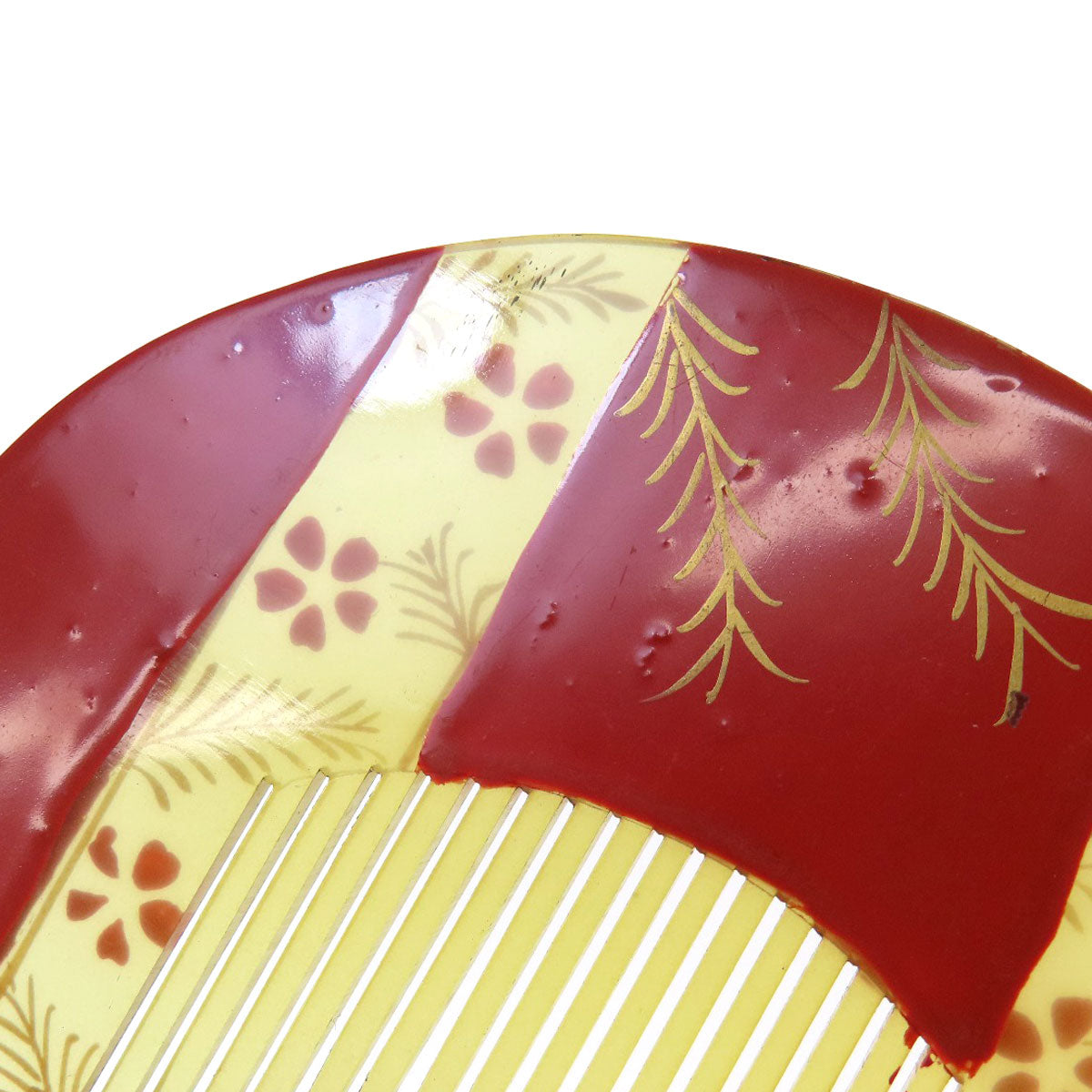 Comb Makie Japanese hairpin resin 19.7g　Ladies