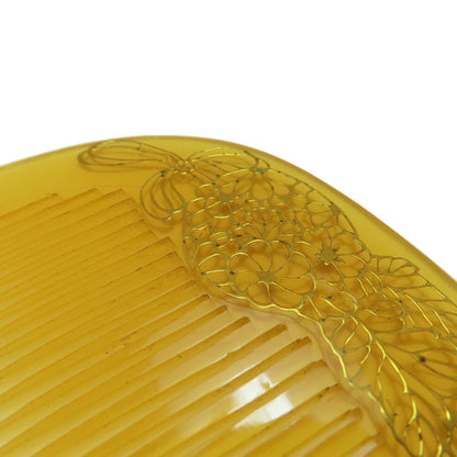 櫛 クシ アンティーク調　 かんざし 樹脂 15.9g レディース 【中古】