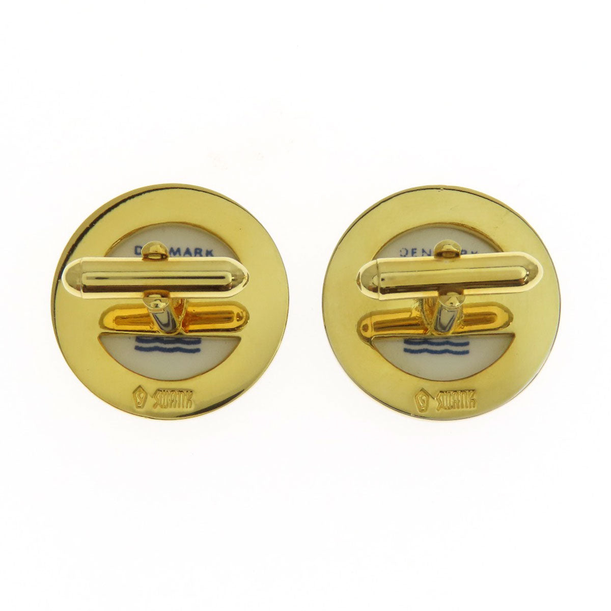 Swank Royal Copenhagen collaboration cuffs Metal 21.7g　mens