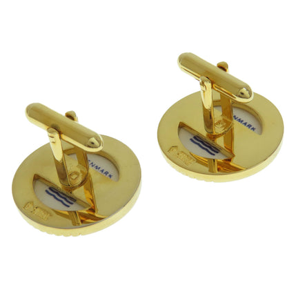 Swank Royal Copenhagen collaboration cuffs Metal 21.7g　mens