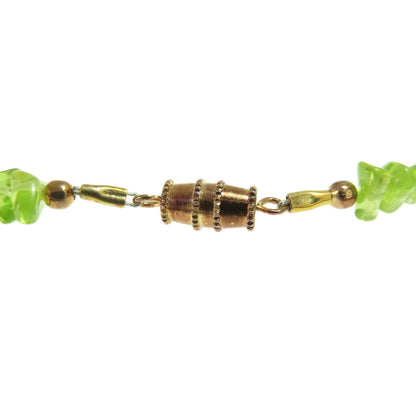 Peridot Necklace Metal 23.5g　Ladies