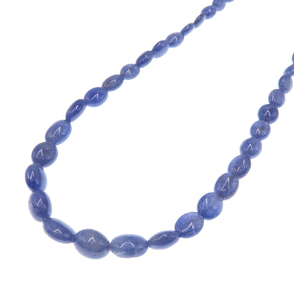 sapphire Necklace Silver 18.3g　Ladies