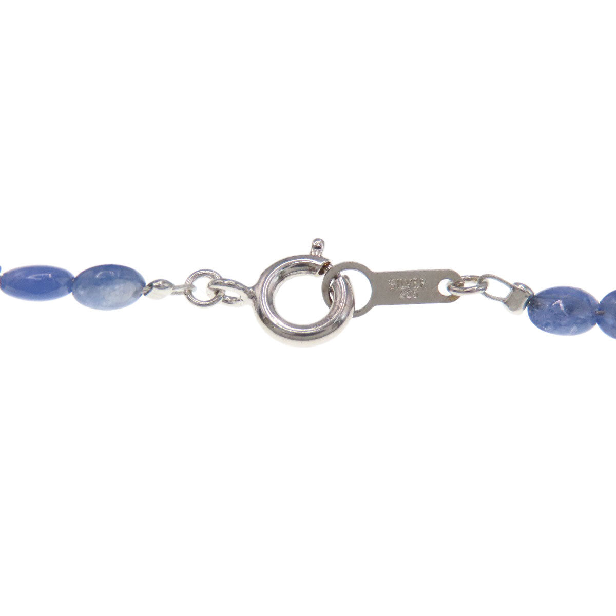 sapphire Necklace Silver 18.3g　Ladies