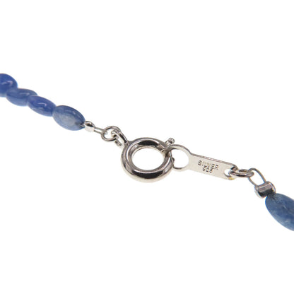 sapphire Necklace Silver 18.3g　Ladies