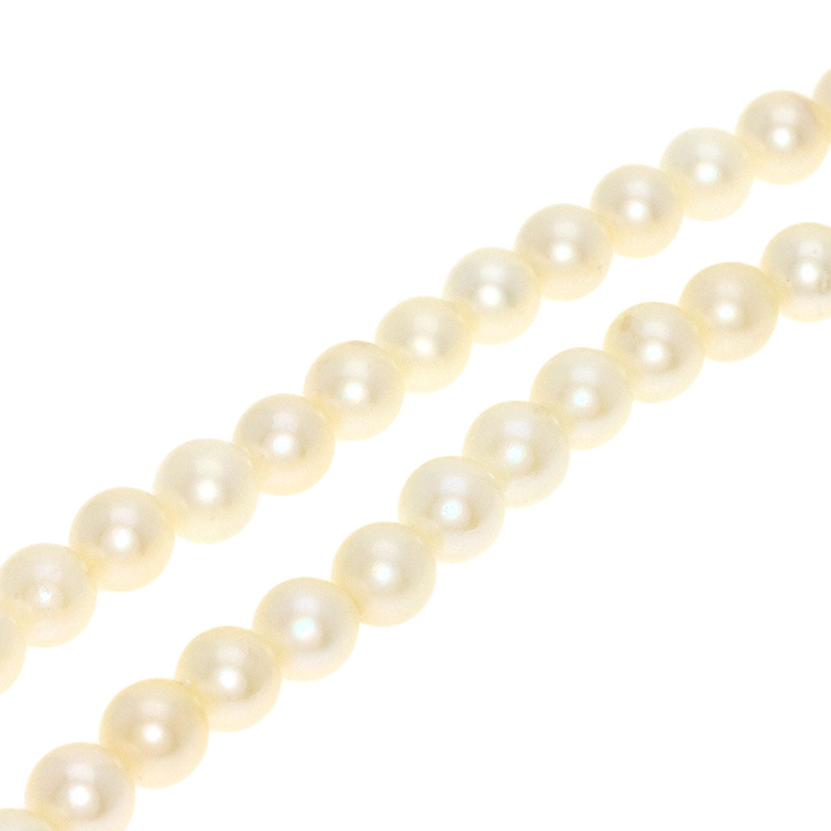 Akoya pearl Pearl gradation Necklace Silver  16.1g　Ladies