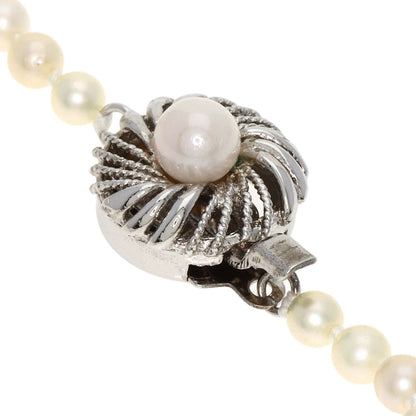 Akoya pearl Pearl gradation Necklace Silver  16.1g　Ladies