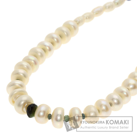 Freshwater Pearl Pearl Necklace Silver 16.6g　Ladies