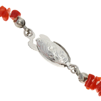 Coral Coral Necklace Silver  10.7g　Ladies