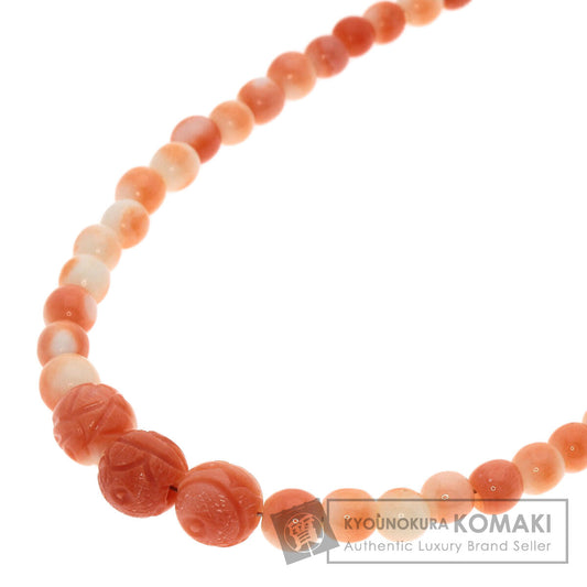 Coral Coral Necklace Silver  9.3g　Ladies