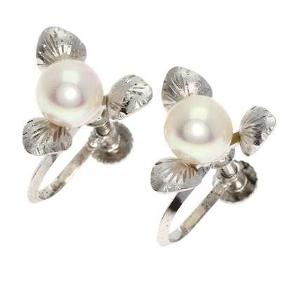 Akoya pearl Pearl Earring Metal  2.6g　Ladies