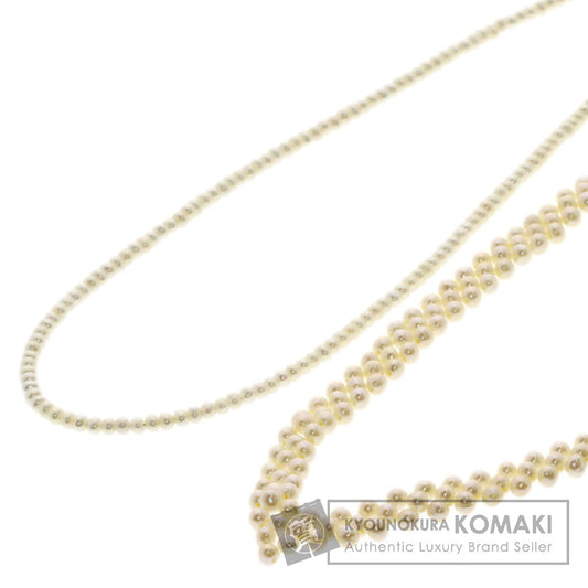 Pearl Pearl 2 piece set Necklace Metal 15.4g　Ladies