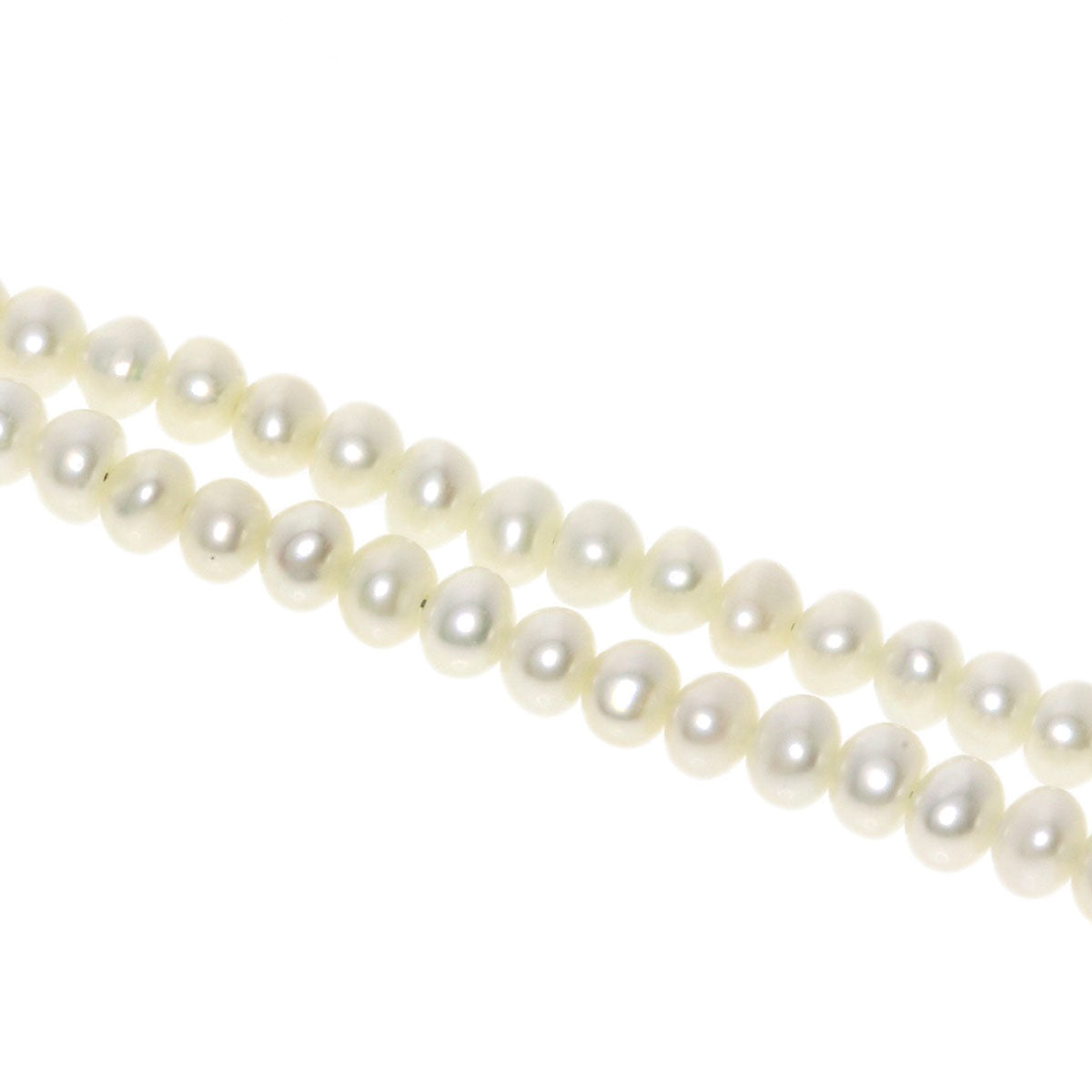 Pearl Pearl 2 piece set Necklace Metal  15.4g　Ladies