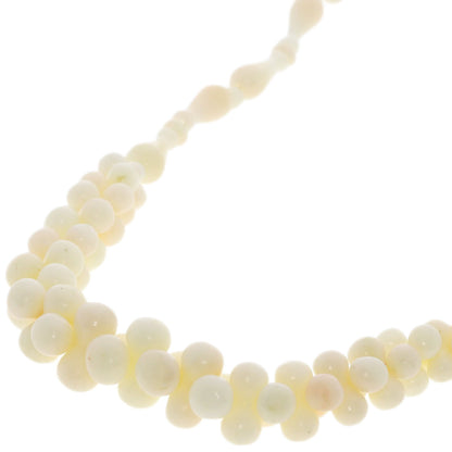 Coral white coral Necklace   20.4g　Ladies