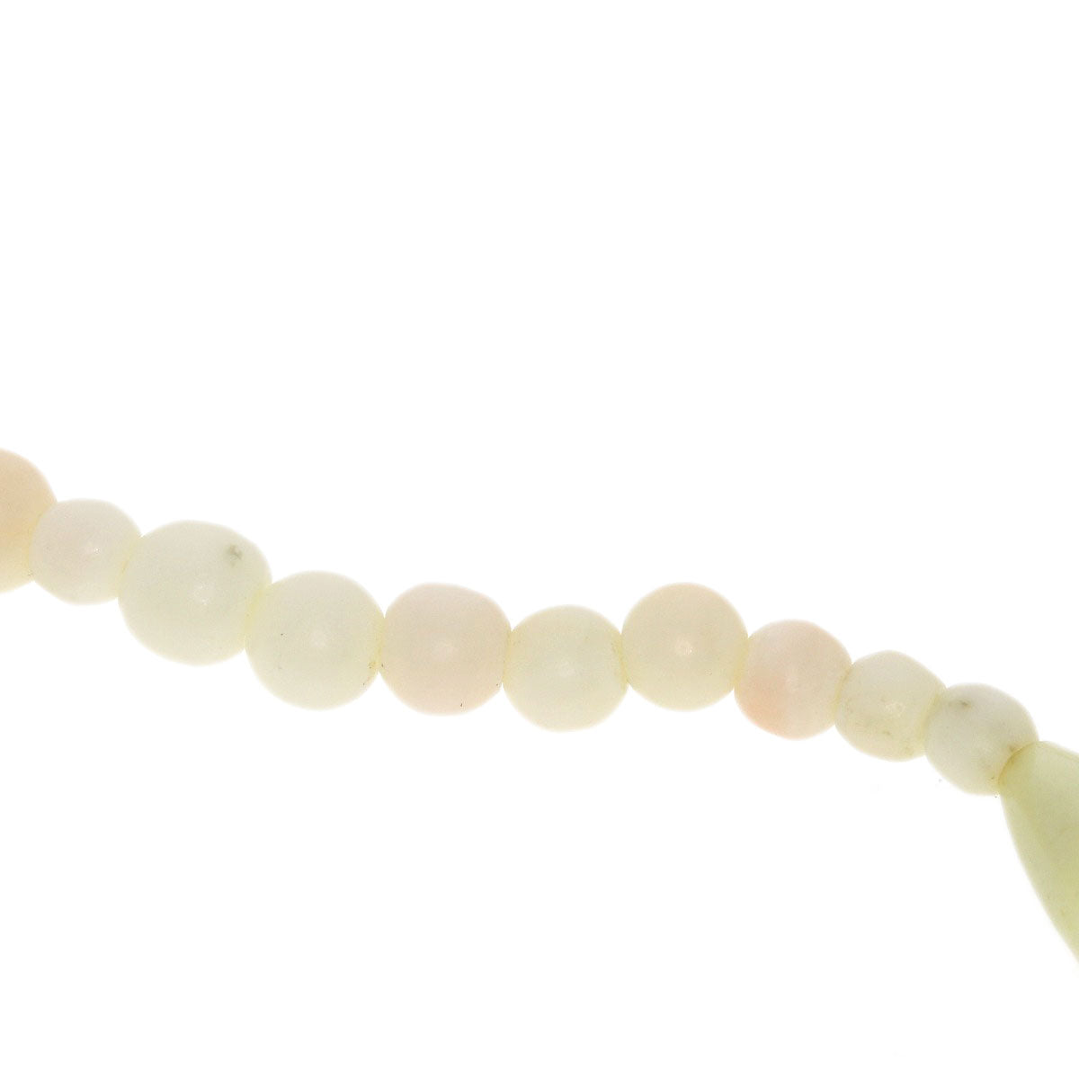 Coral white coral Necklace   20.4g　Ladies