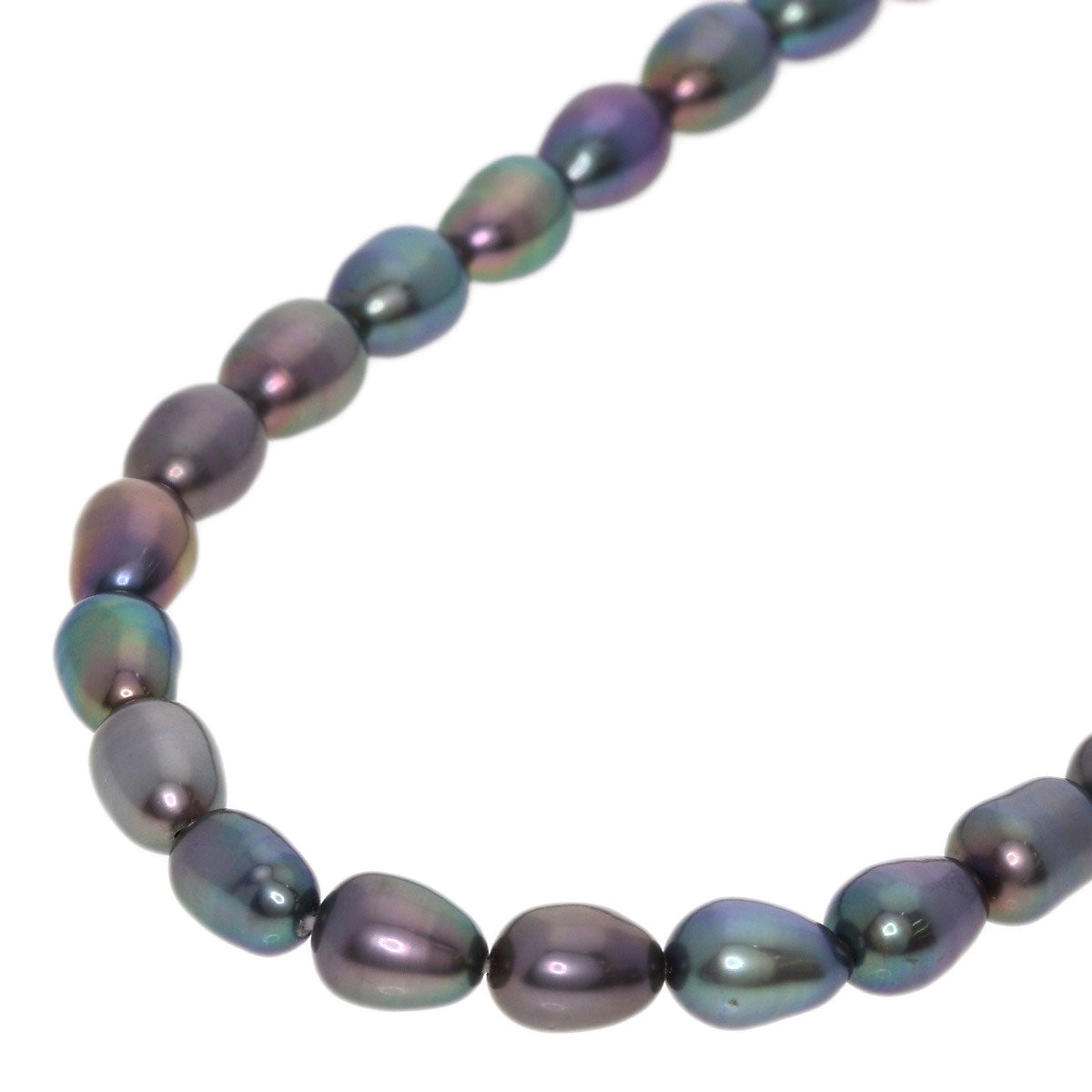 Freshwater Pearl Pearl Long Necklace Silver  60.1g　Ladies