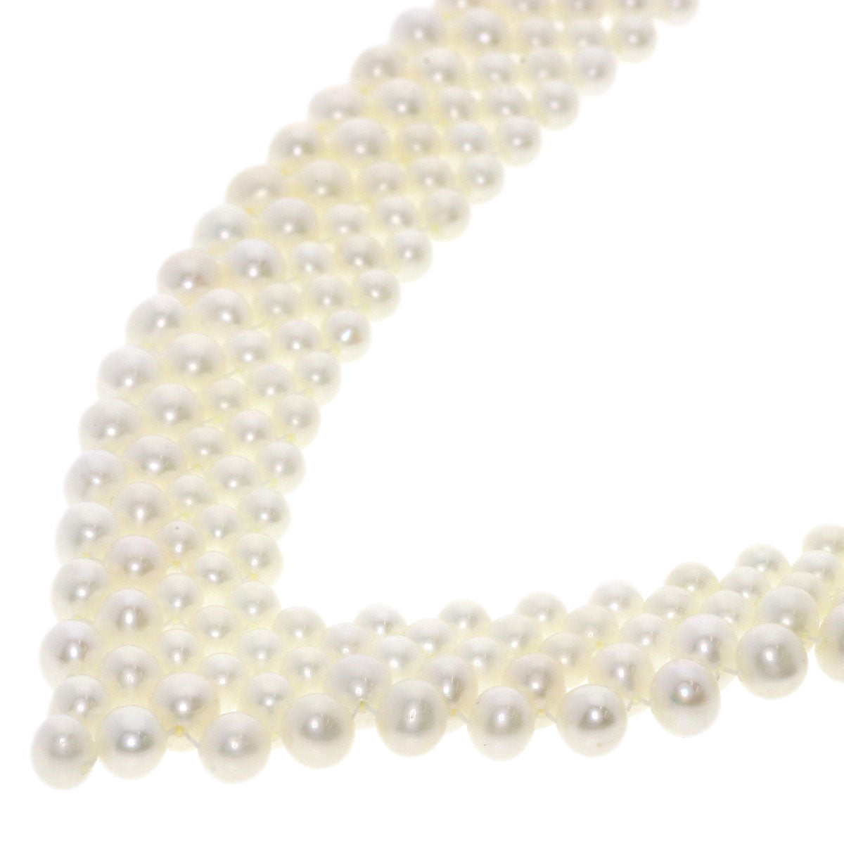 Freshwater Pearl Pearl Necklace Silver  38.8g　Ladies