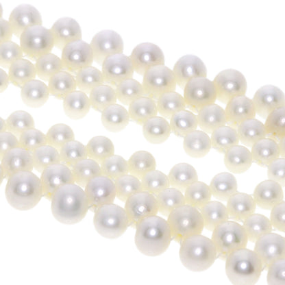 Freshwater Pearl Pearl Necklace Silver  38.8g　Ladies