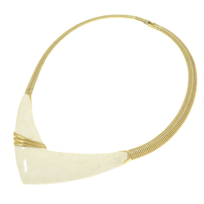 Set of 3 fake pearls Necklace stainless steel Fake pearl 40.7g　Ladies