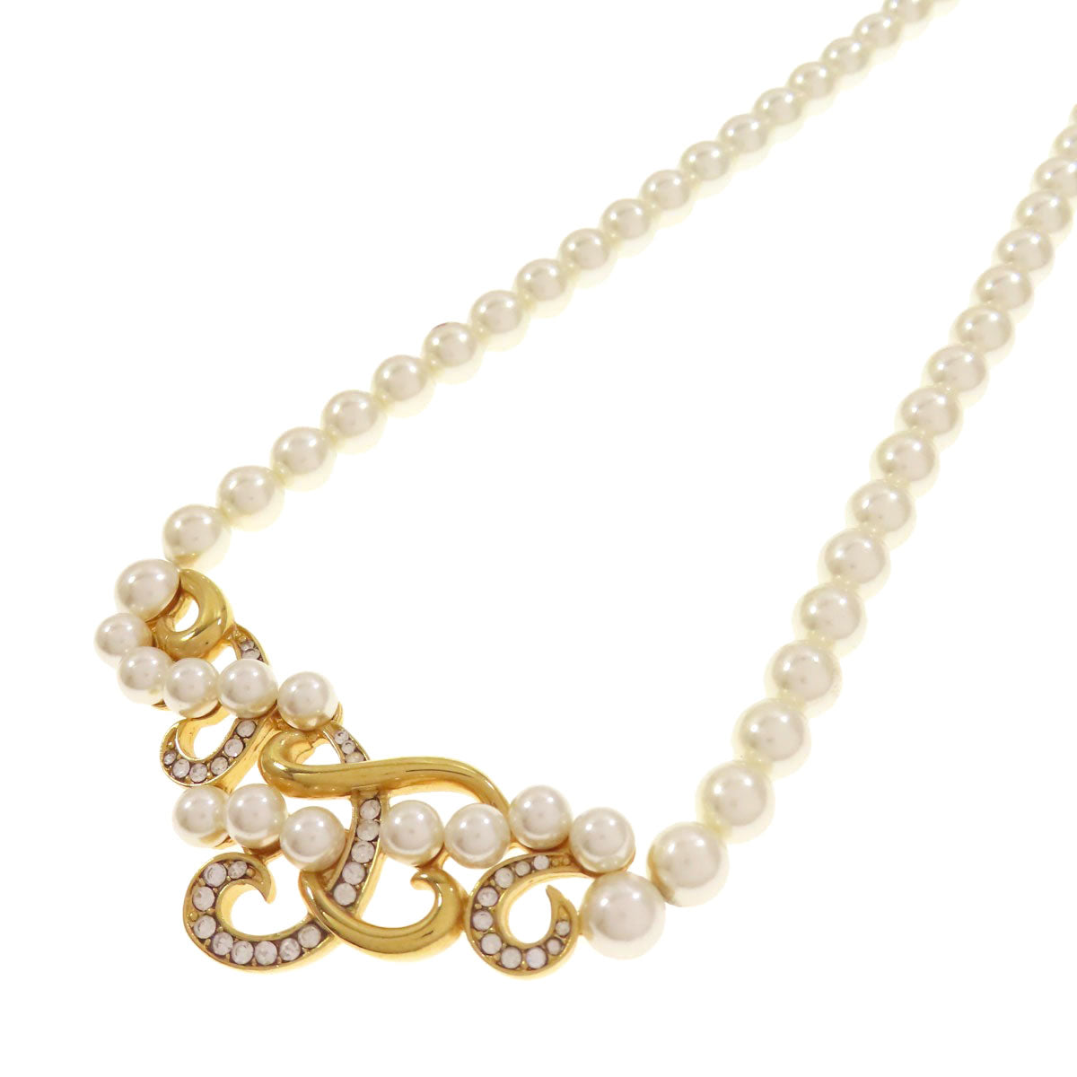 Set of 3 fake pearls Necklace stainless steel Fake pearl 40.7g　Ladies