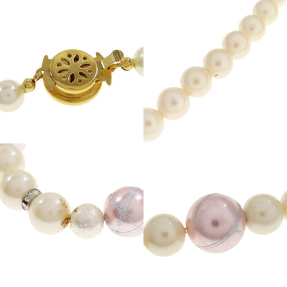 Set of 3 fake pearls Necklace stainless steel Fake pearl 40.7g　Ladies