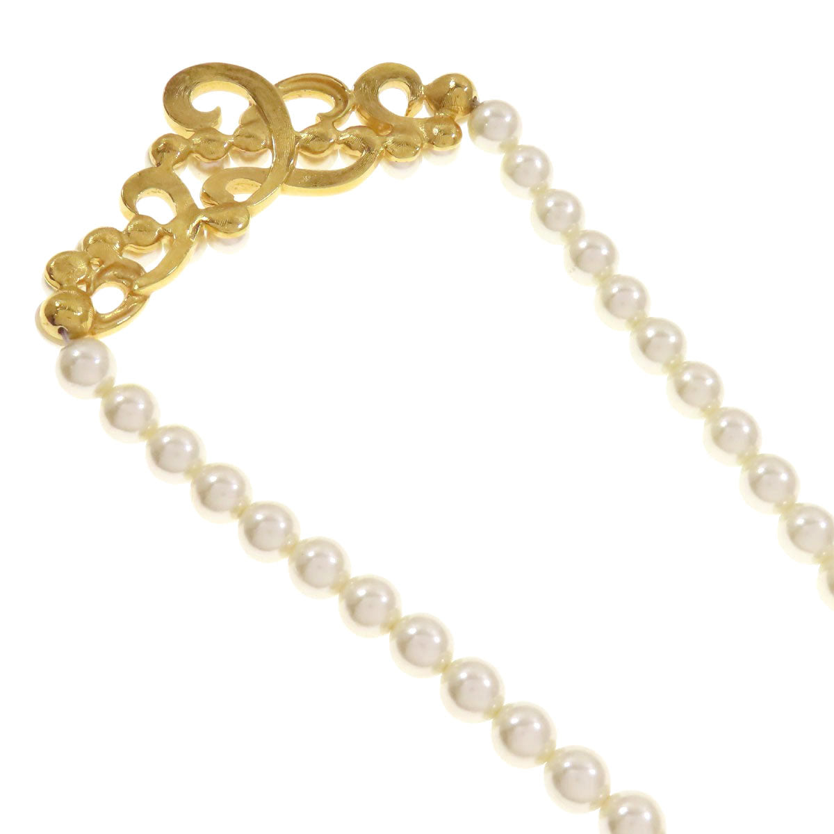 Set of 3 fake pearls Necklace stainless steel Fake pearl 40.7g　Ladies