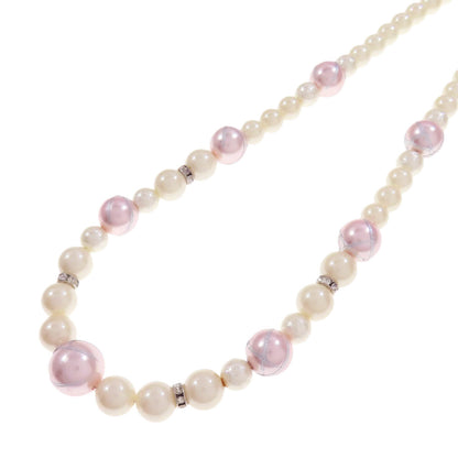 Set of 3 fake pearls Necklace stainless steel Fake pearl 40.7g　Ladies