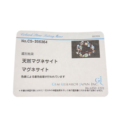 Natural Magnesite Necklace Metal 85.7g　Ladies