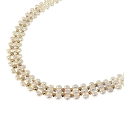 Freshwater Pearl Pearl Necklace Silver 27.5g　Ladies