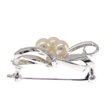 Pearl Brooch PL SV 6.2g　Ladies