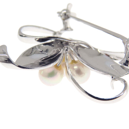 Pearl Brooch PL SV 6.2g　Ladies