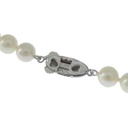 pearl choker Necklace PL SV 24.6g　Ladies