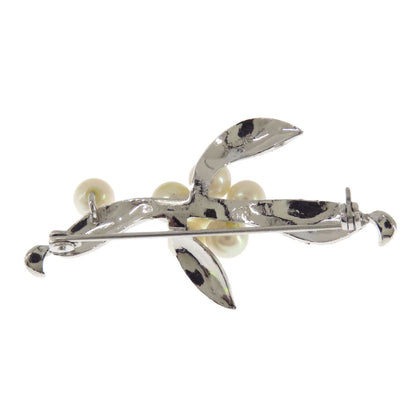 Pearl Brooch PL SV 5.3g　Ladies
