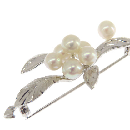 Pearl Brooch PL SV 5.3g　Ladies