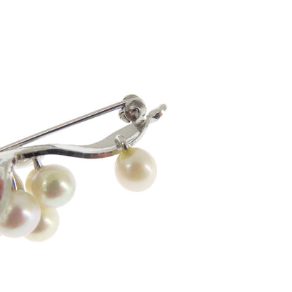 Pearl Brooch PL SV 5.3g　Ladies